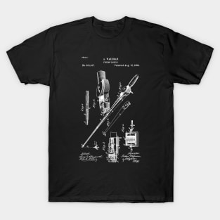 Fishing tackle patent 1884 / tackle blueprint T-Shirt